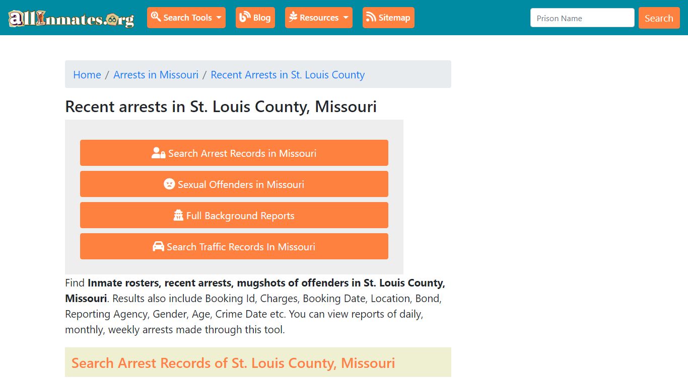 Recent arrests in St. Louis County, Missouri | Mugshots, Rosters ...